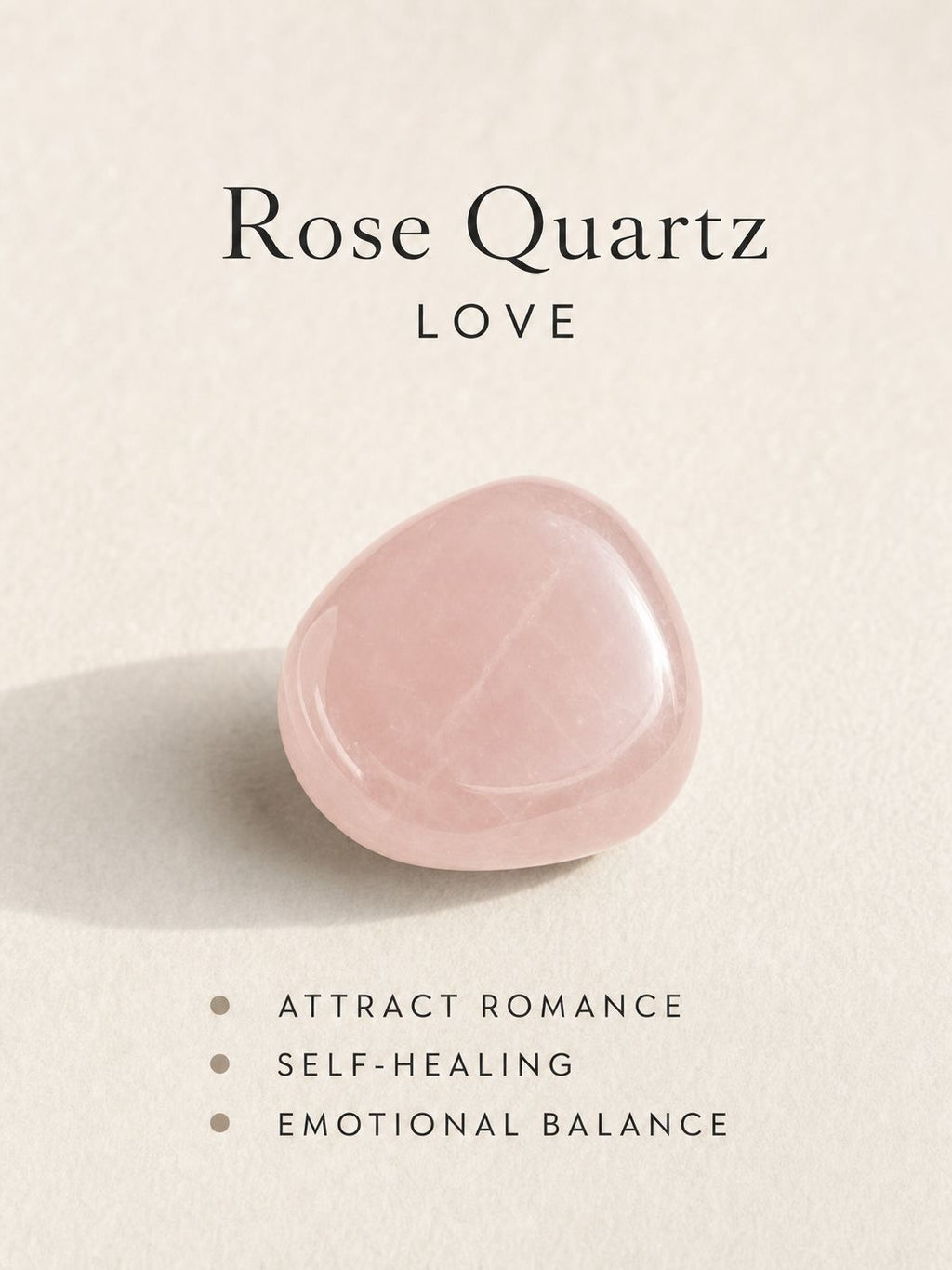 The Aura Rose Quartz Paperclip Toggle Necklace