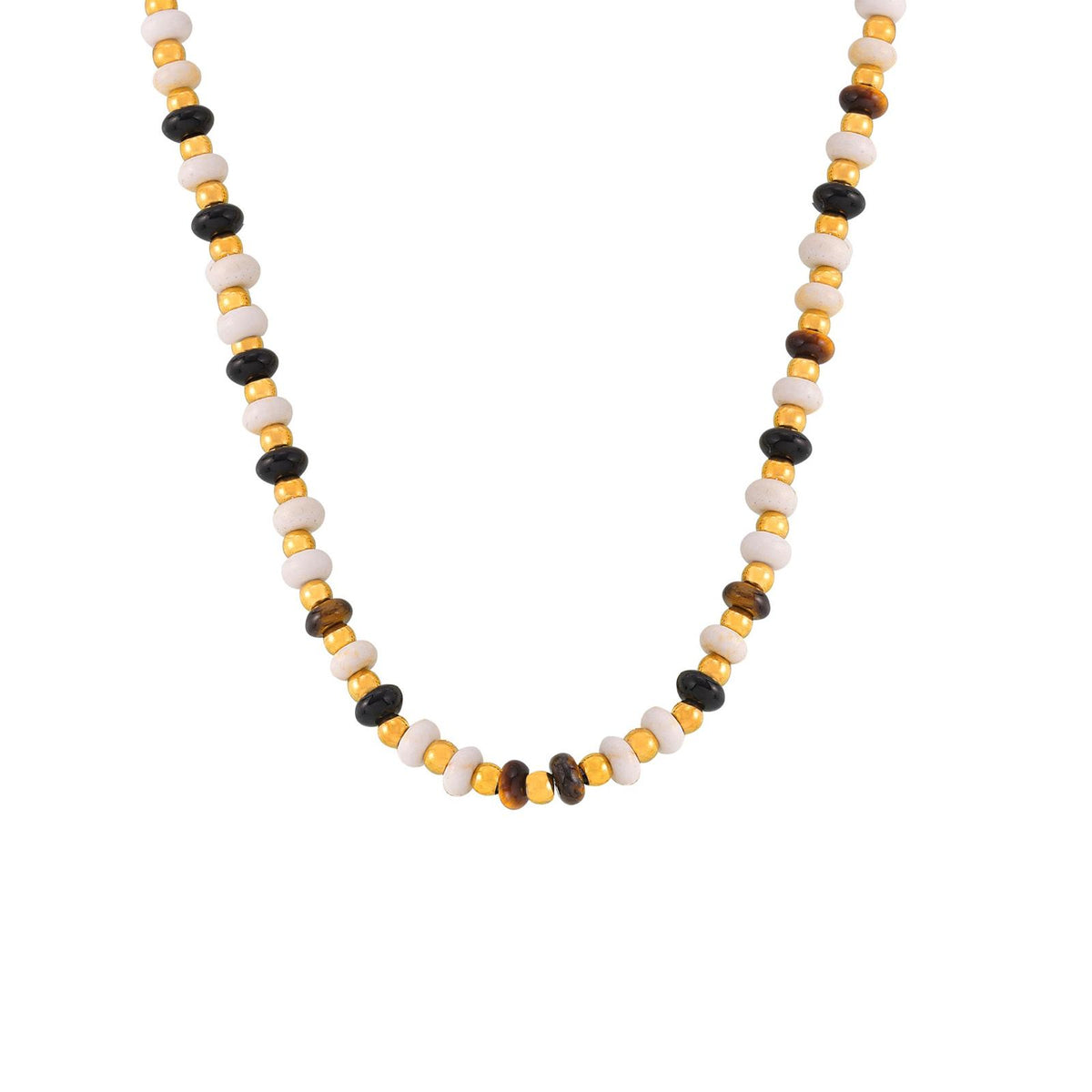 Tiger’s Eye Layered Necklace Set
