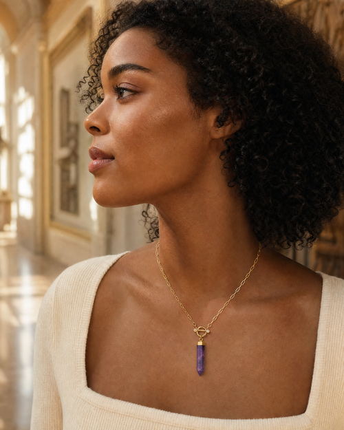 Amethyst Point Necklace